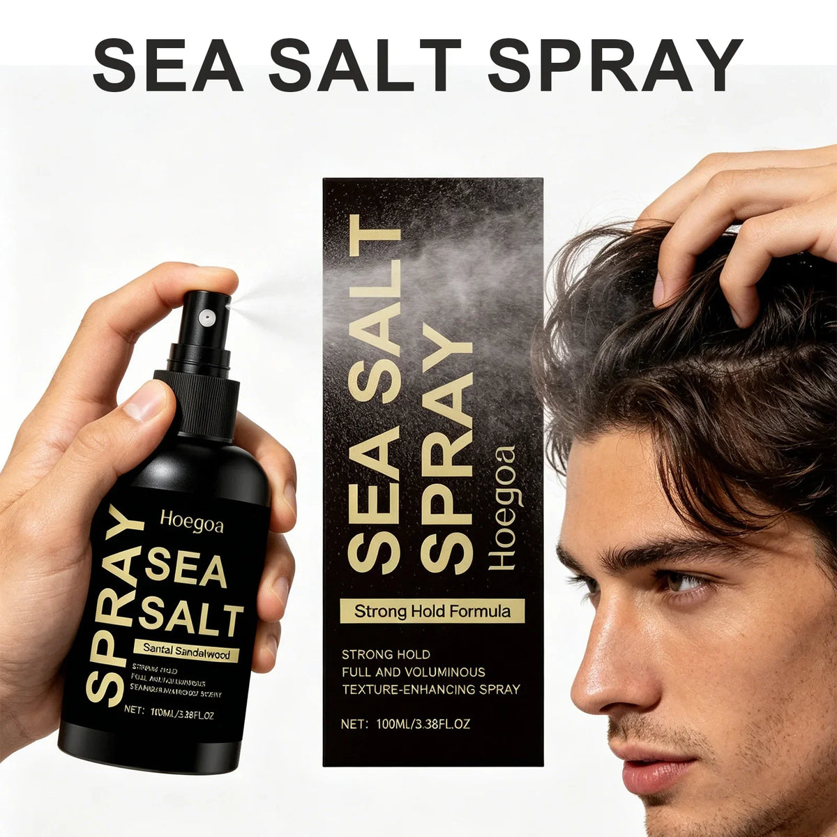 Sea Salt Texturizing Hair Spray – Beach Waves & Volume 100ml