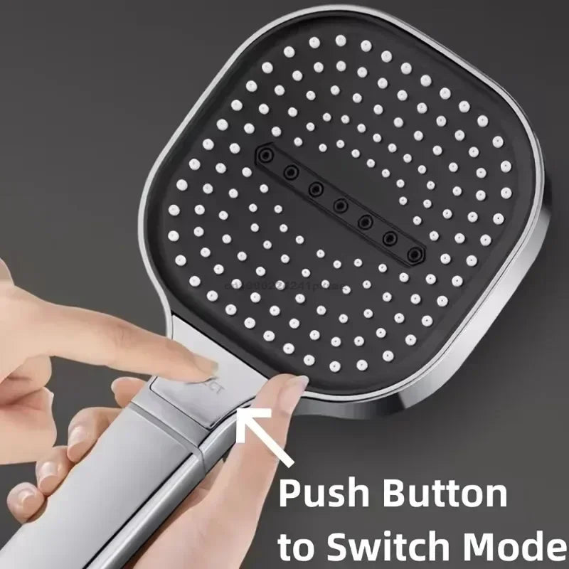 3-Mode High Pressure Handheld Shower Head | Water Saving
