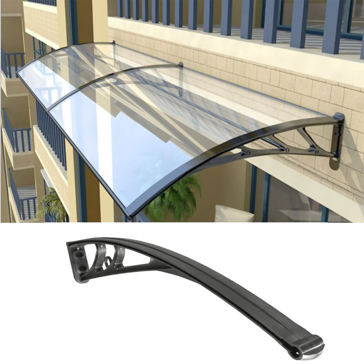Weather-Resistant Canopy Brackets – Wind, Rain & Snow Ready