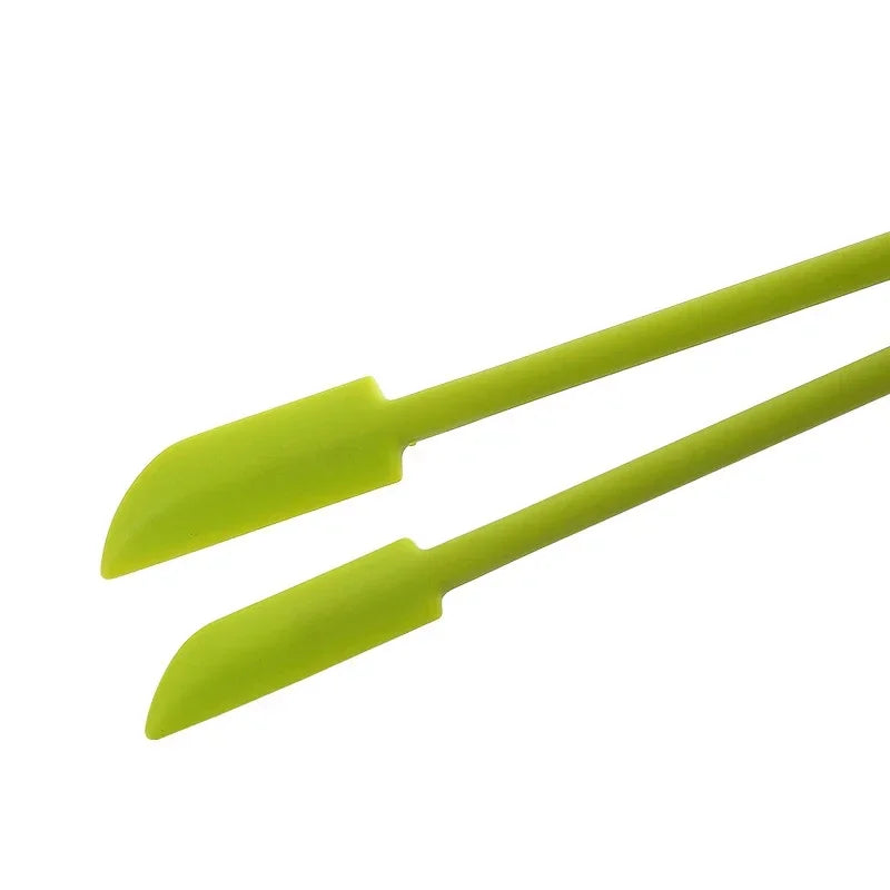 3-Piece Silicone Mini Scraper Set – Double-End Spatula & Spoon
