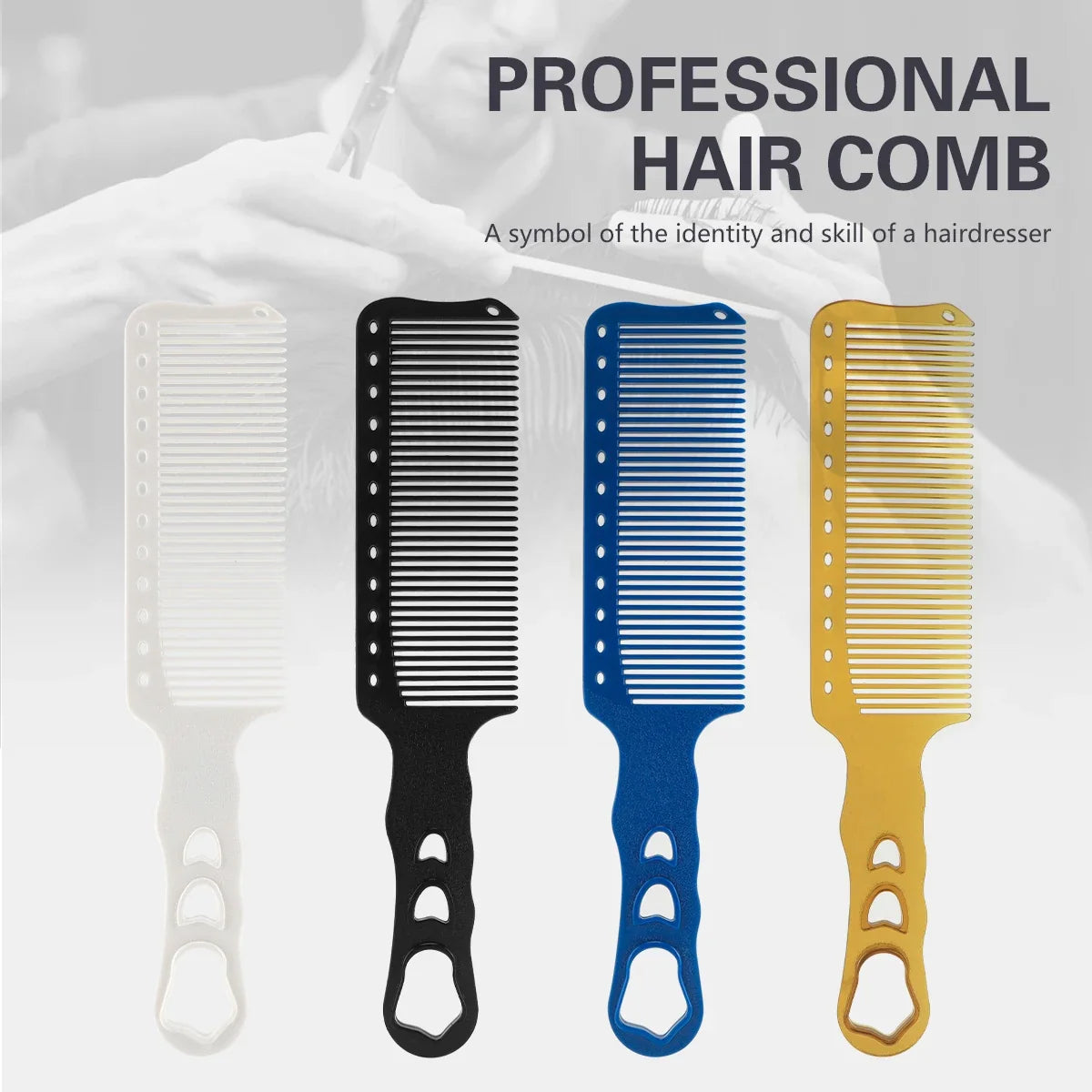 Professional Heat Resistant Barber Styling Comb | Salon & Home