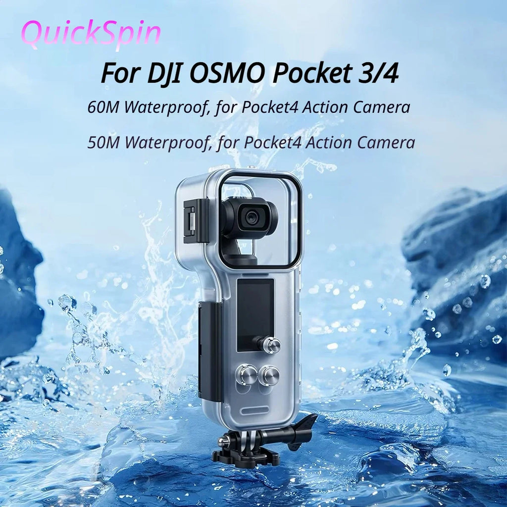 DJI Osmo Pocket 3/4 Waterproof Diving Case – 45M IP68