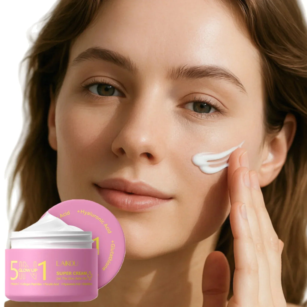 LAIKOU 5-in-1 Glow Face Cream 30g – Hydrating & Brightening
