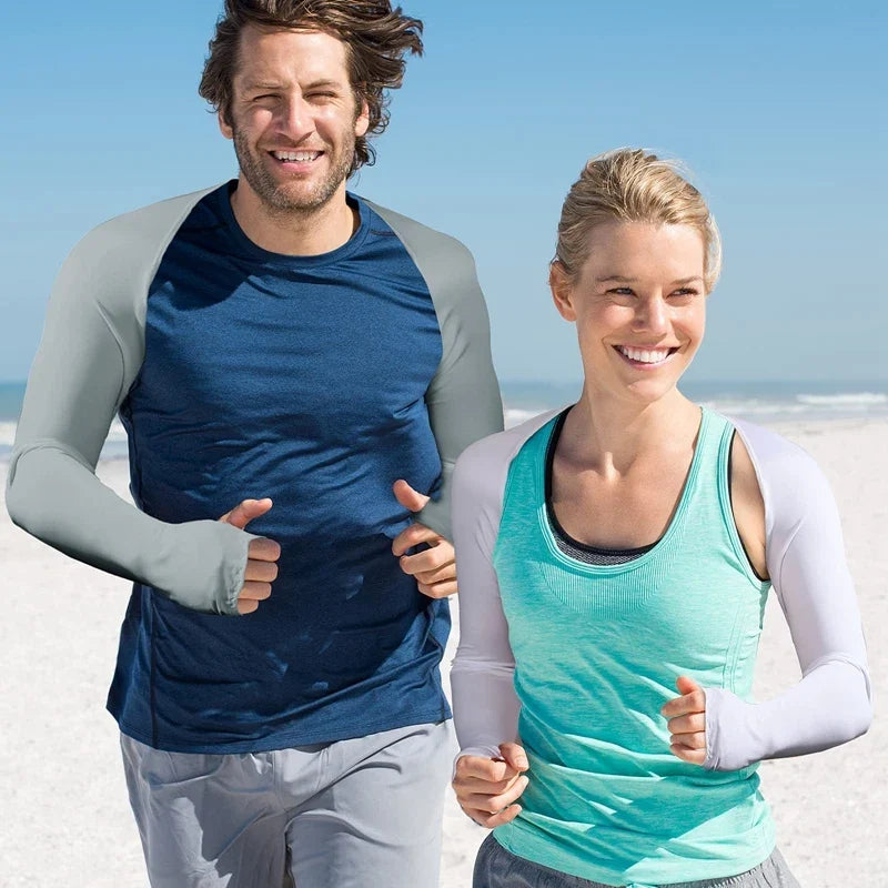 Cooling Arm Sleeves UPF 50+ Sun Protection for Men & Women