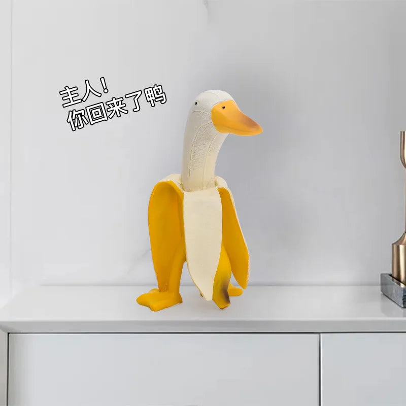 Creative Art-banana Duck Art Banana Home Decor Desk