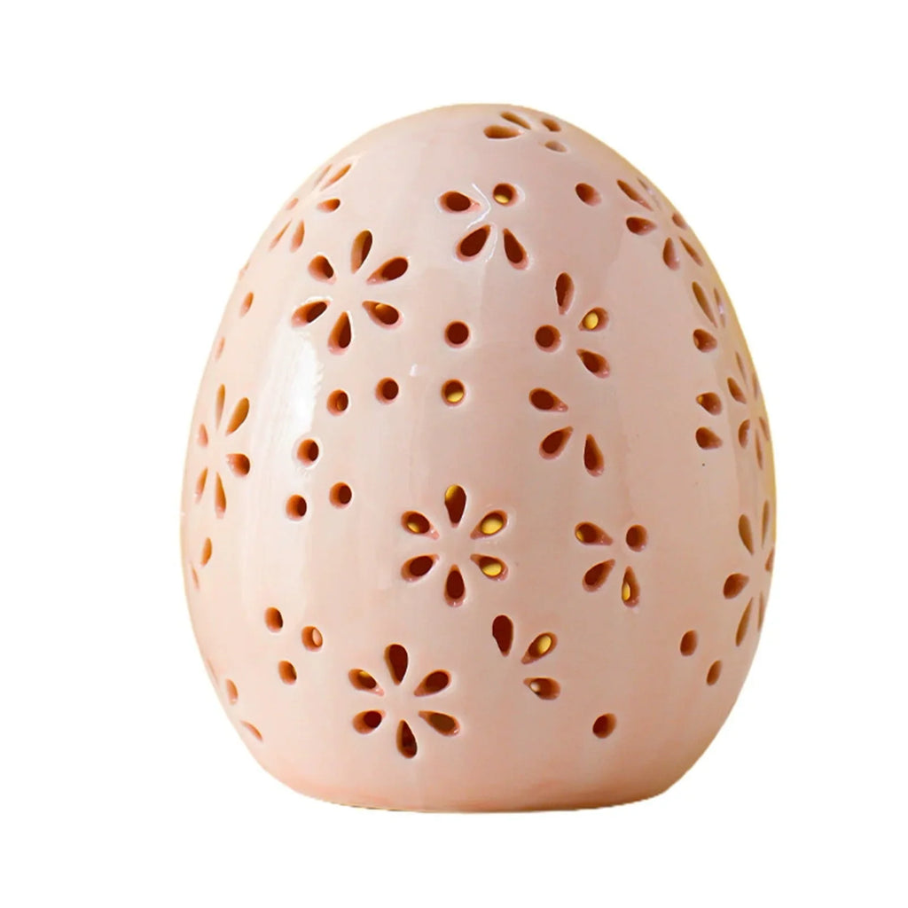 Rustic Easter Egg Glass Dome Ornament | Spring Décor