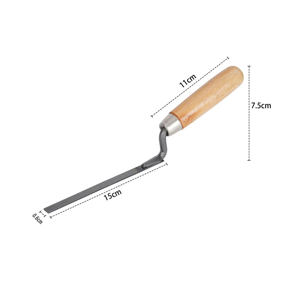 5-Piece Carbon Steel Plastering Trowel Set – 5 Blade Widths