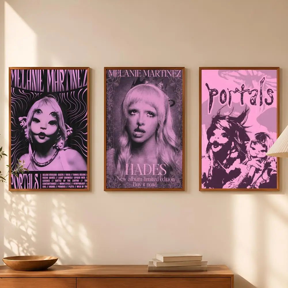 Melanie Martinez HD PVC Wall Poster – Self-Stick Waterproof Decor