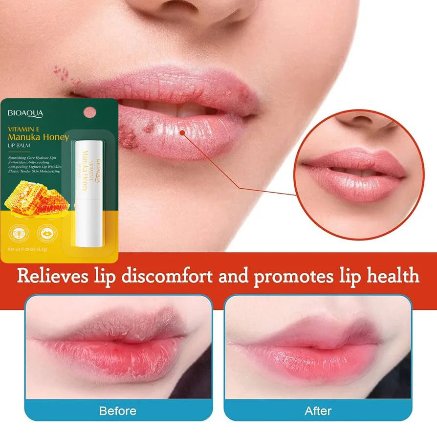 Vitamin E & Honey Lip Balm – Moisturizing Nourishing Lip Care