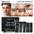 Lakerain Men's 6-Piece Skincare Set – SPF, Serum & Eye Cream