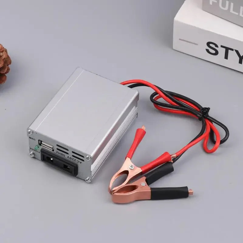 Car Mounted 220W Solar Power Inverter Voltage Transformer DC 12V AC