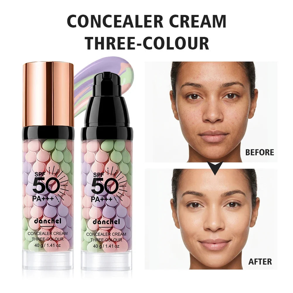 3-in-1 Color Correcting Face Primer SPF50 | Hydrating, 40g