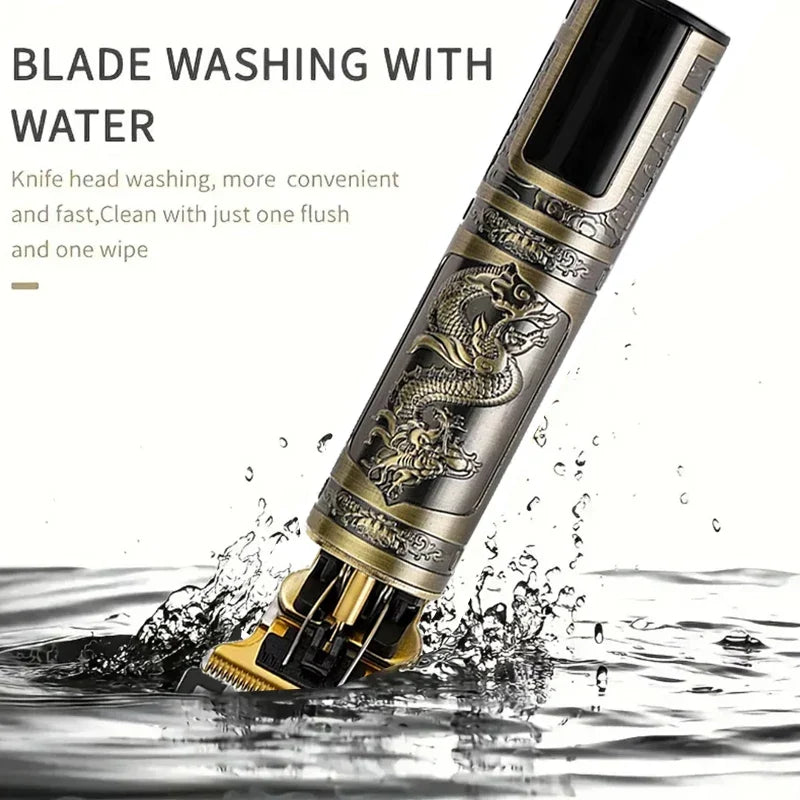 XMSJ T9 Rechargeable Men's Hair Clipper & Trimmer | Vintage