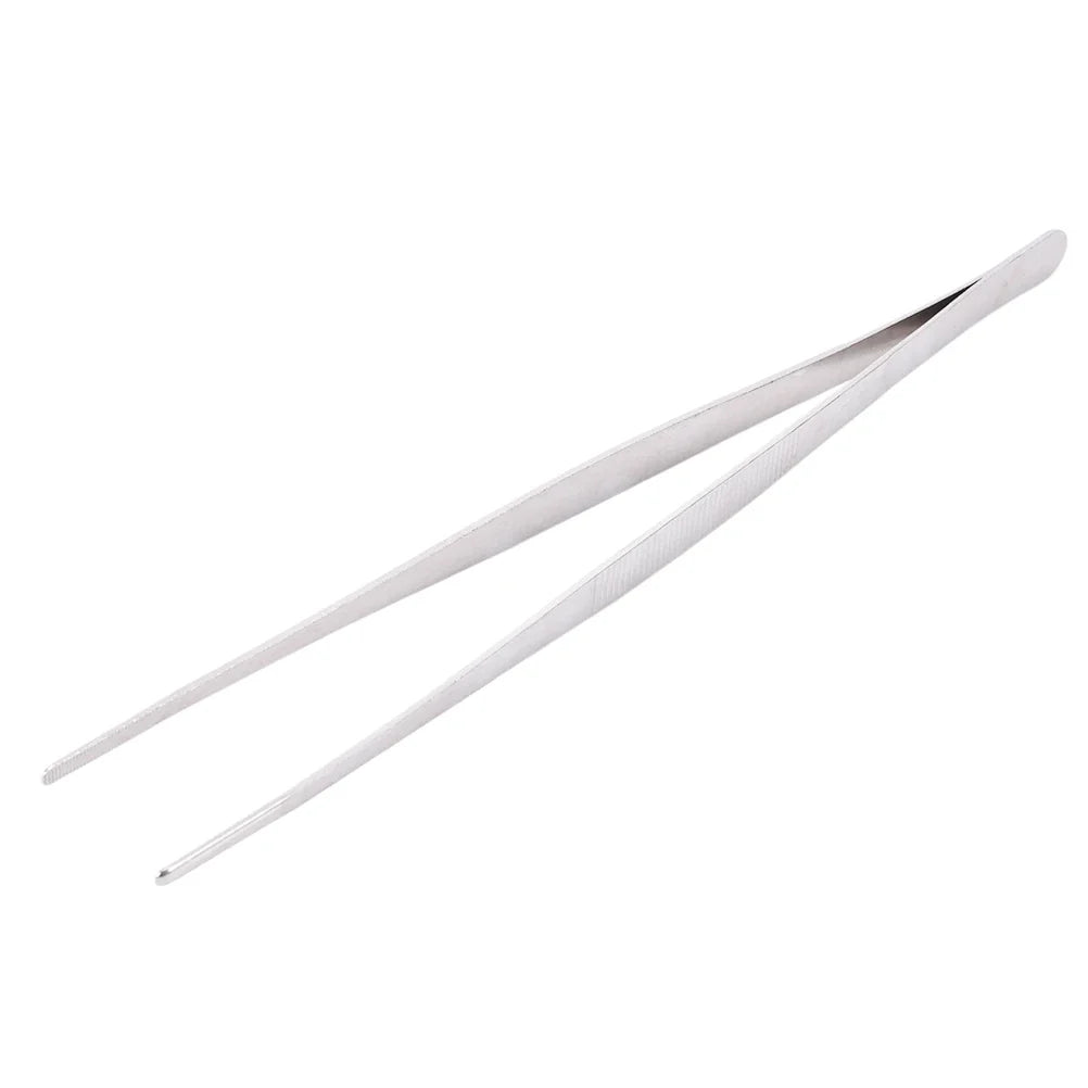 Stainless Steel Long Food Tongs & Straight Tweezers | Kitchen