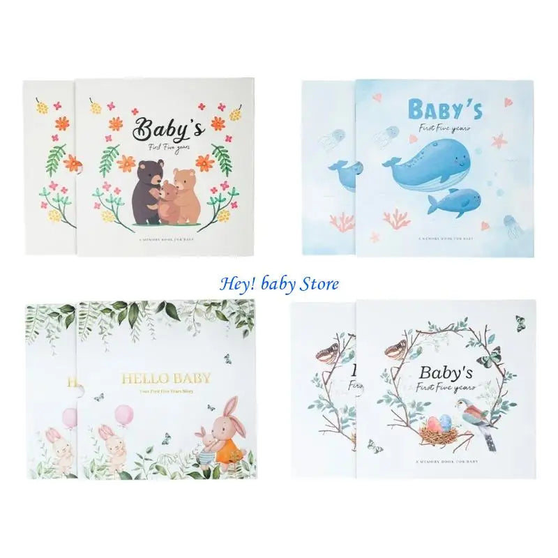 Baby Memory Book – Milestone Journal, Scrapbook & Photo Album