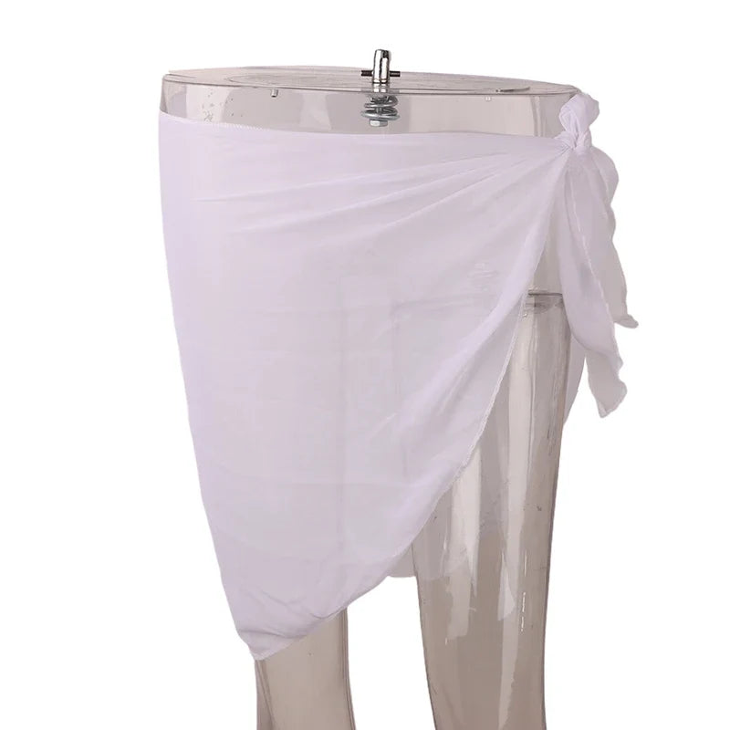 Women's Chiffon Sarong Beach Cover Up Wrap Skirt | One Size