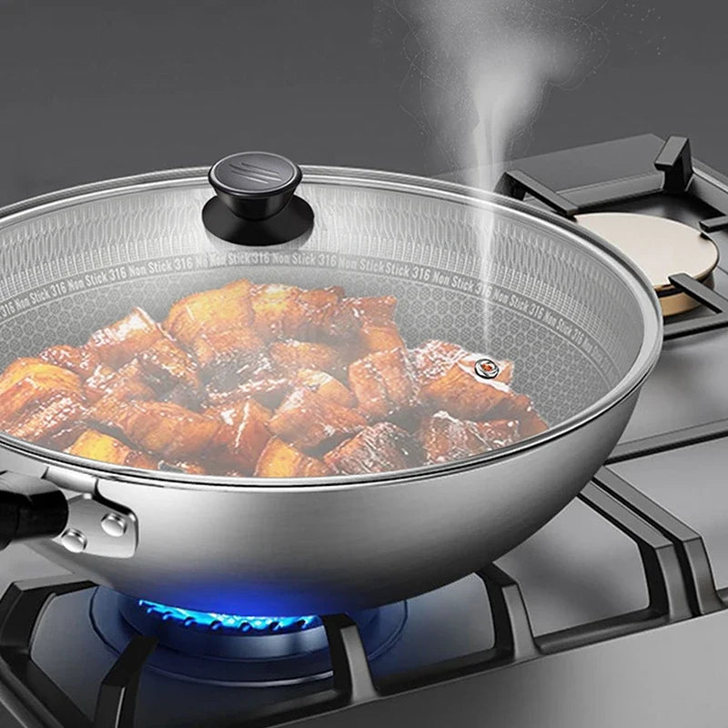 Tempered Glass Pot Lid – Shatter-Proof Stainless Steel Rim