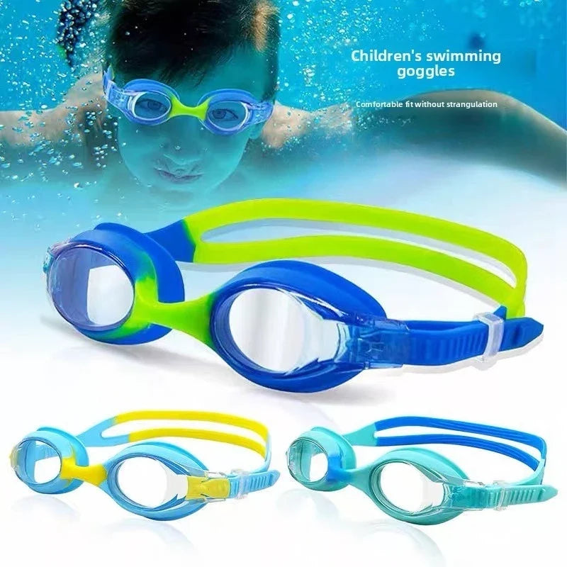 Swimming Goggles Kids Waterproof Anti Fog UV Children Professional