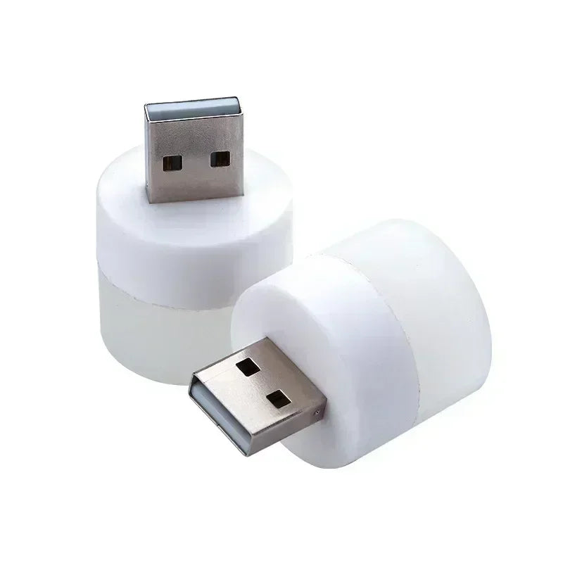 Mini USB LED Night Light – Plug-In Portable Lamp for Reading