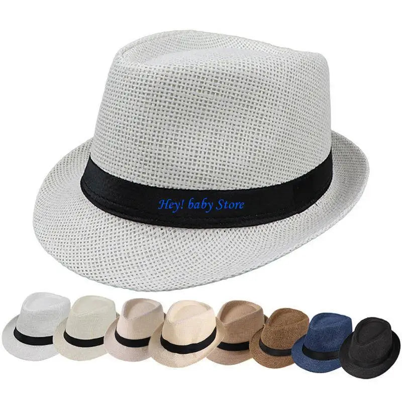 Kids Straw Sun Hat | Beach & Outdoor Cap Boys & Girls