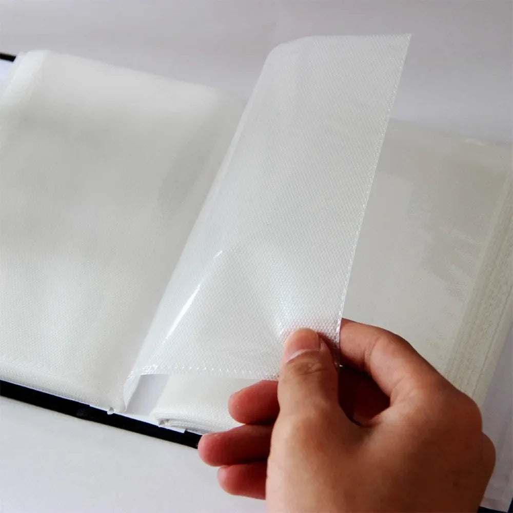 100 Pocket Linen Photo Album – Slip-In 4x6 Picture Storage