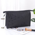Geometric Cosmetic Bag – Portable Travel Makeup Organizer