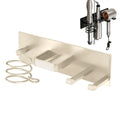 Wall-Mounted Hair Dryer & Curling Iron Organizer Holder