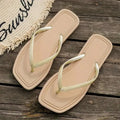 Women's Flat Flip Flop Slides – Summer Beach & Garden Sandals
