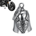 Heart Wing Motorcycle Bell Pendant Lucky Riding Good Luck Retro