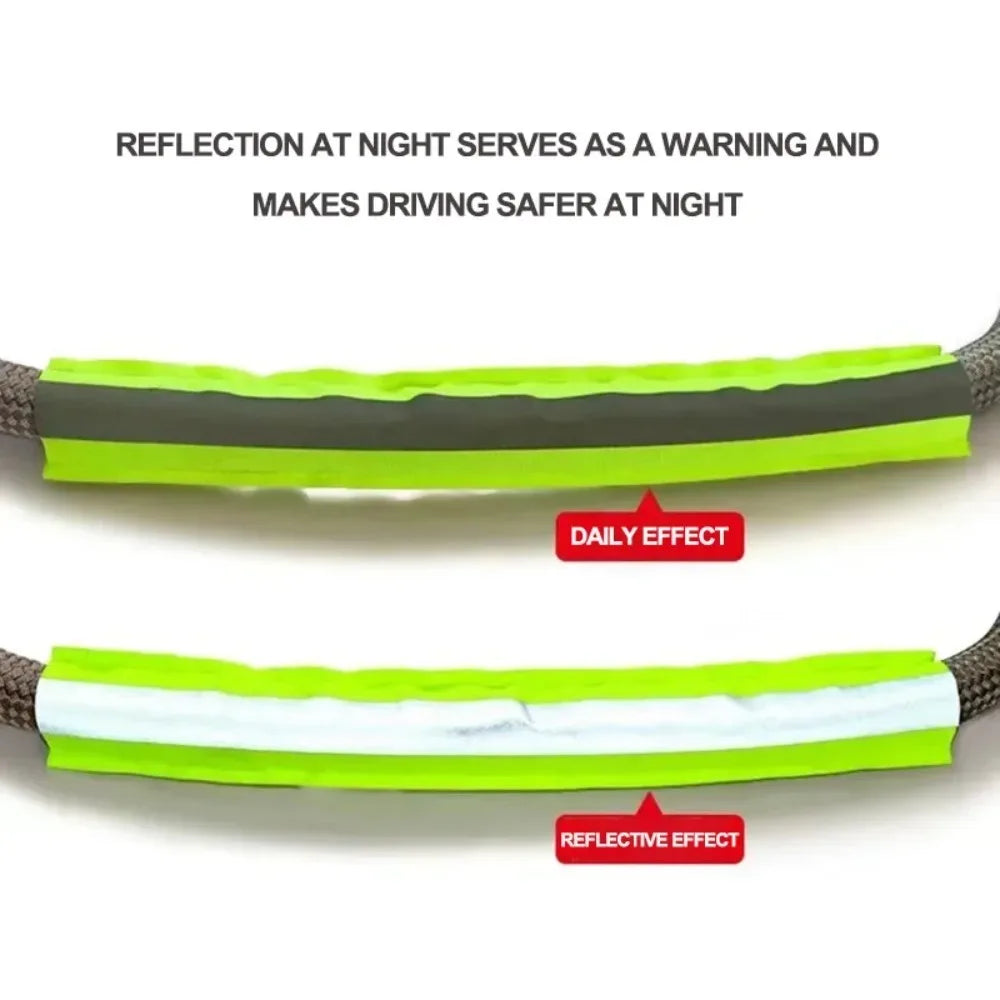 Upgraded Heavy Duty Car Tow Rope Off Road Strap Hook Wear-resistant