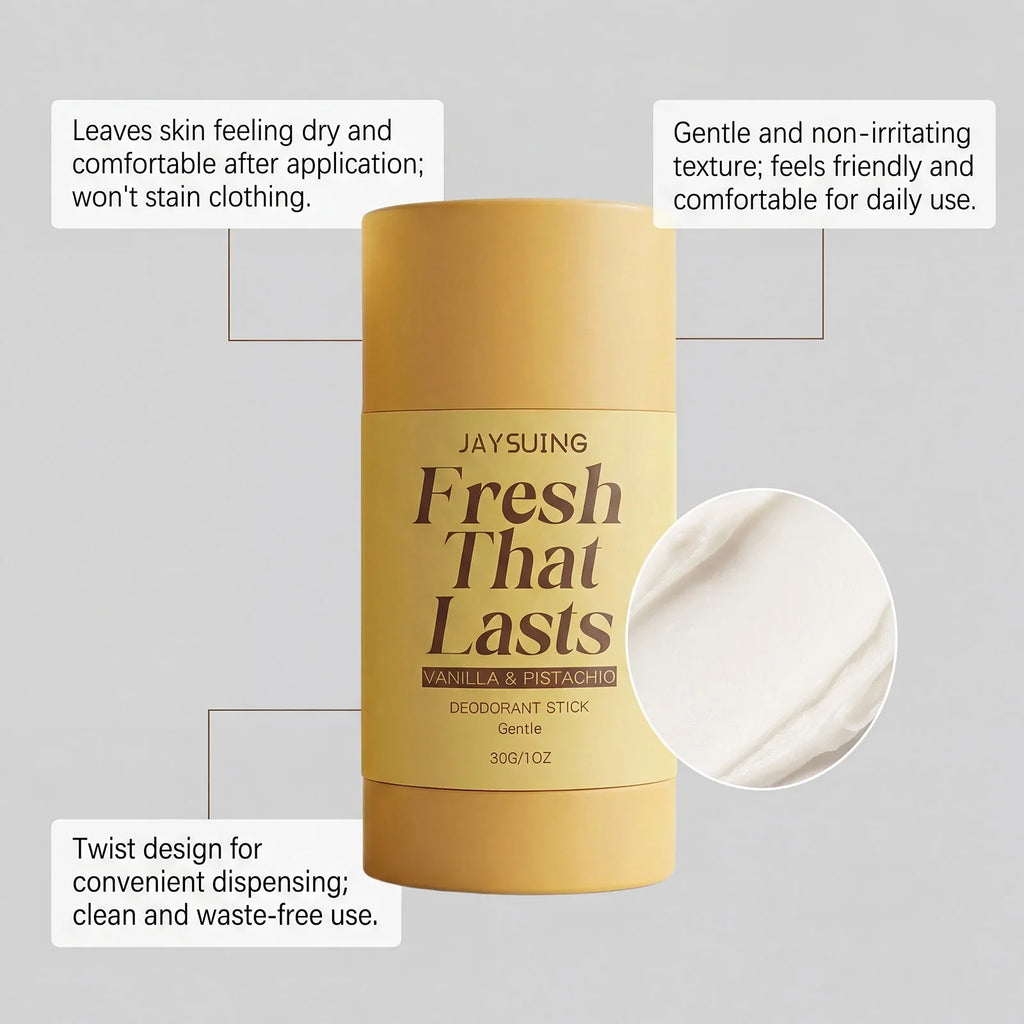 Vanilla Deodorant Antiperspirant Stick | Beeswax & Vitamin E 30g