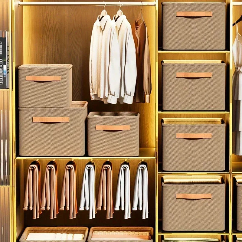 Foldable Clothes Storage Box – Wardrobe & Drawer Organizer