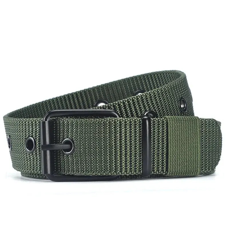 Unisex Canvas Pin Buckle Belt | Outdoor Sports Belt Men Women