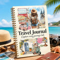 Travel Journal Planner Women A5 Spiral Notebook Trip Planning Budget