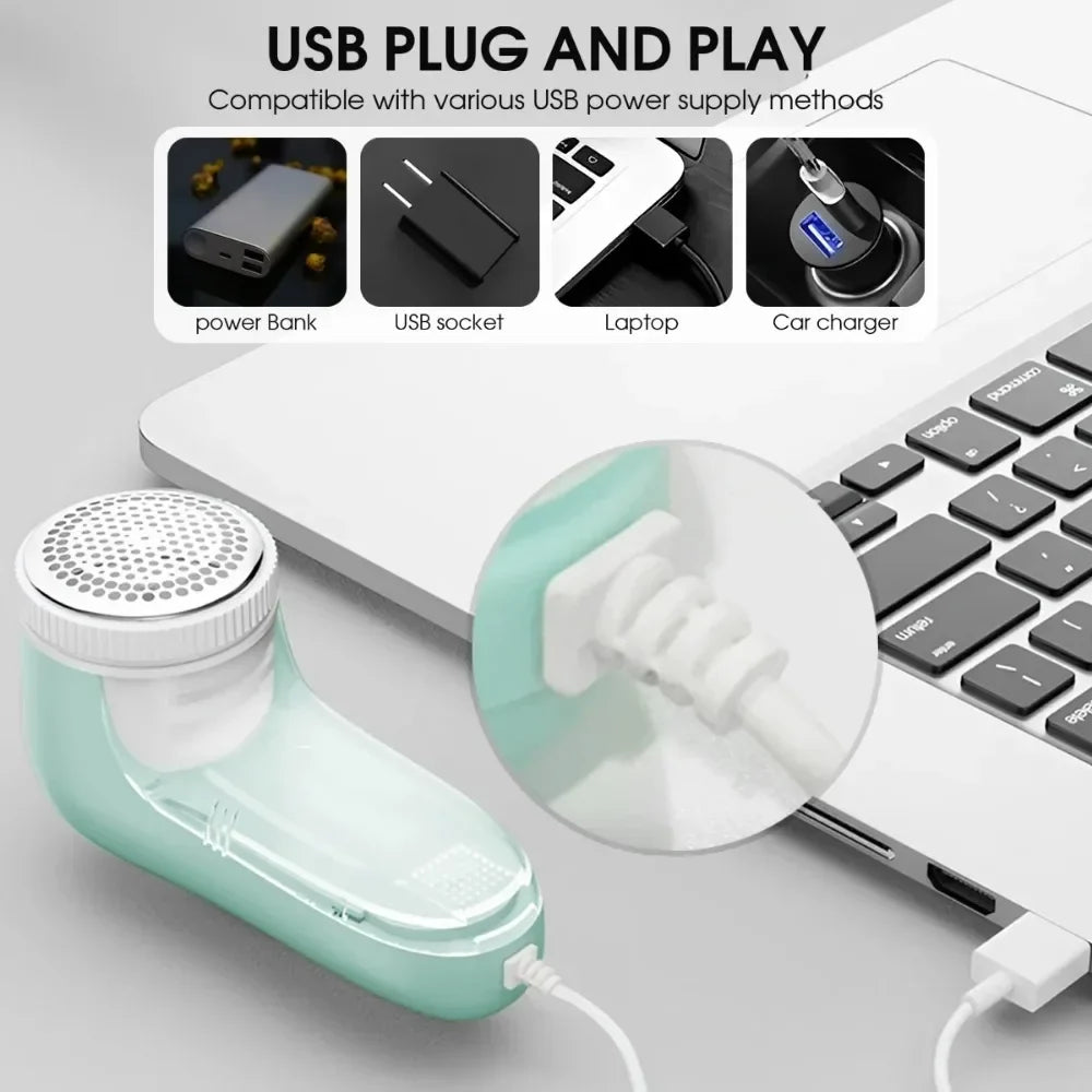 Electric Fabric Shaver & Lint Remover – Pet Hair Defuzzer