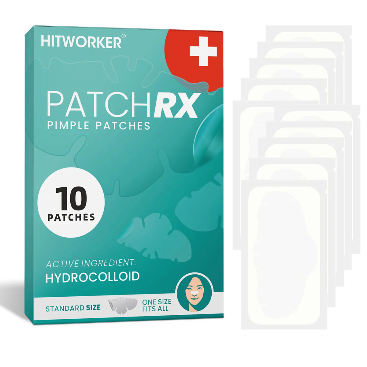 Hydrocolloid Nose Cleansing Patches 10-Pack – All Skin Types