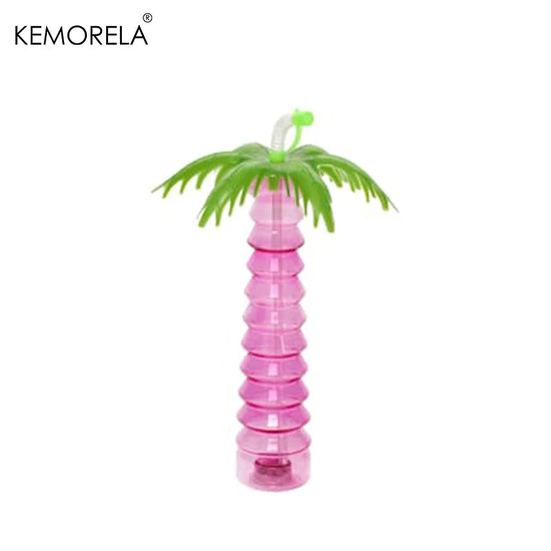 Kids Tropical Water Bottle – Pineapple & Coconut Cup with Straw