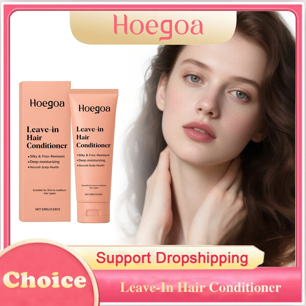 HOEGOA Leave-In Conditioner | Anti-Frizz, Repair & Smooth 100g