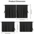 Car Privacy Curtains – Blackout Rear Seat Divider for Travel
