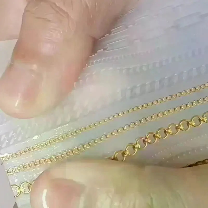 15-Shape 3D Chain Silicone Nail Mold | DIY Carving Template