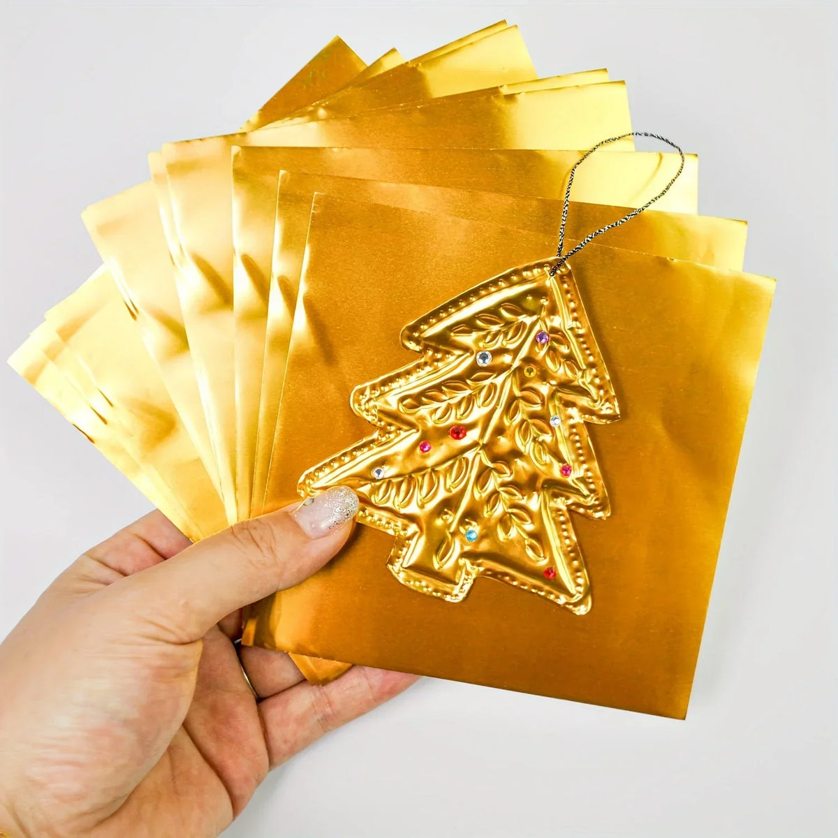 Gold Leaf Gilding Kit – Foil Sheets, Diamonds & Craft Tools