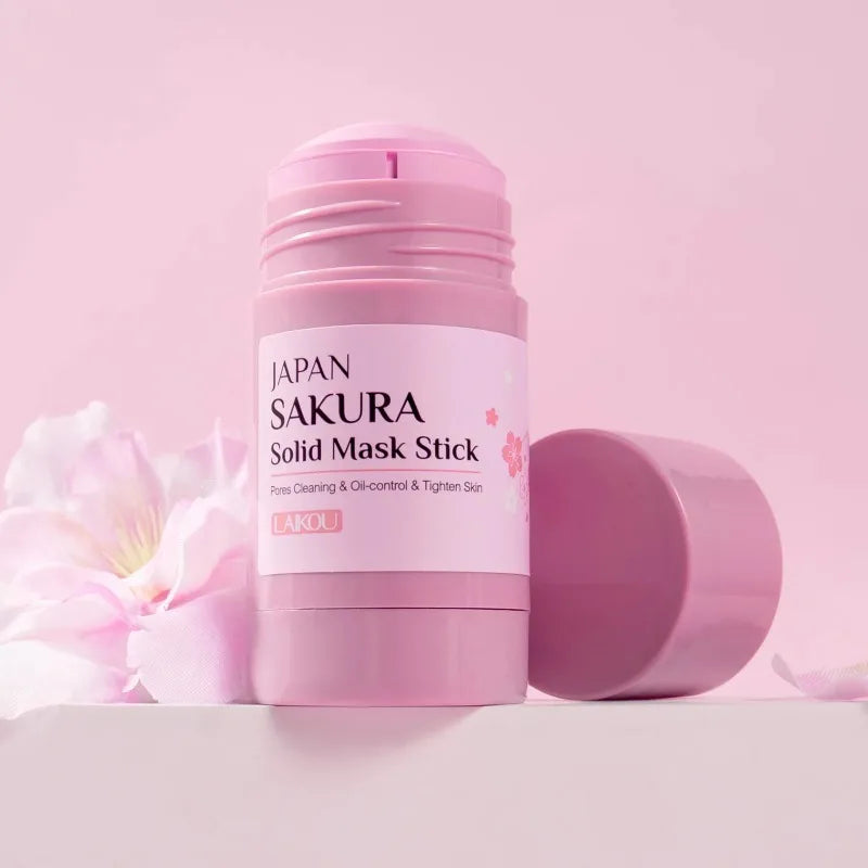 LAIKOU Sakura Face Mask Stick 40g – Pore Cleansing & Oil Control