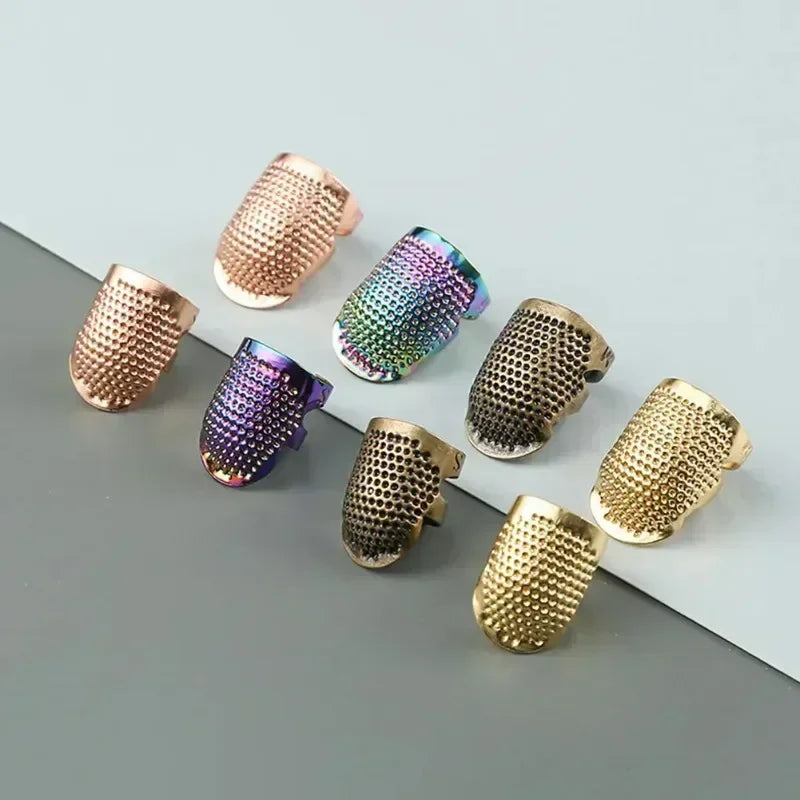 Finger Protector Vintage Gold Needle Thimble Metal Sewing Accessories