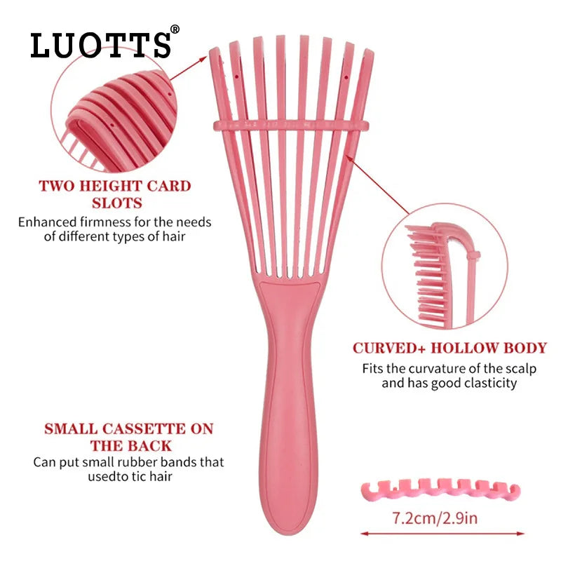 Octopus Wide Tooth Detangling Shampoo Comb | TPEE Hair Comb