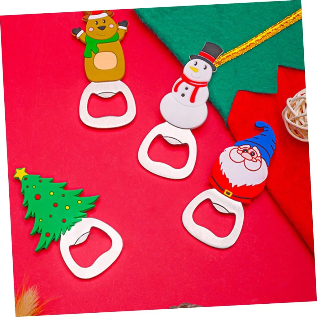Christmas Bottle Openers – Santa, Snowman & Xmas Tree Designs