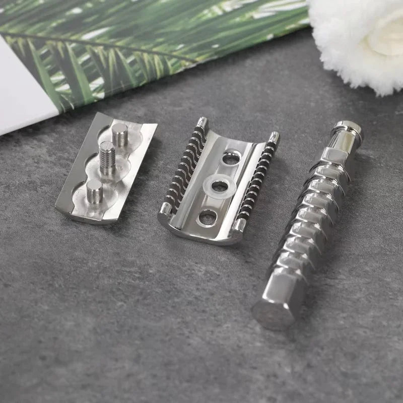 2026 Yaqi Duomo Stainless Steel Safety Razor Blade Gap Smooth Shaving
