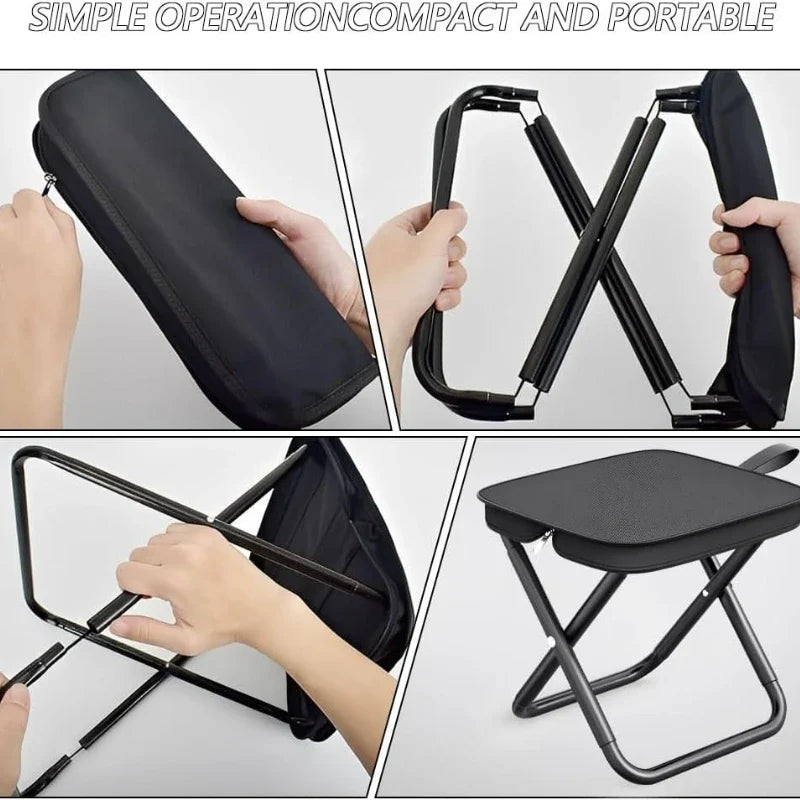 Portable Folding Stool – Camping, Fishing & Outdoor Seat