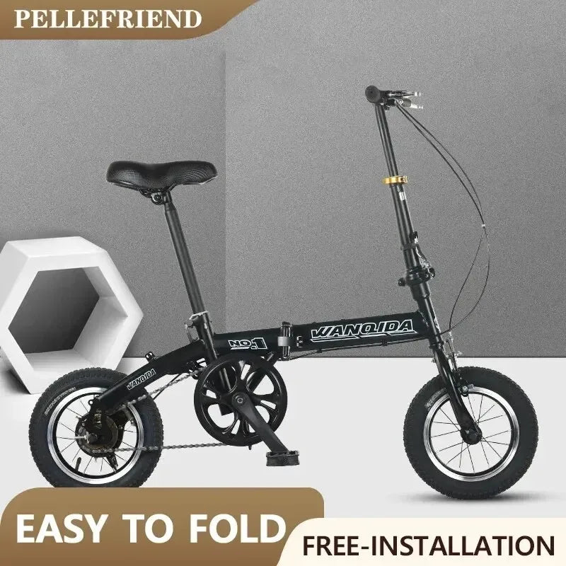 Folding Mountain Bike for Adults & Teens | Off-Road Steel Frame