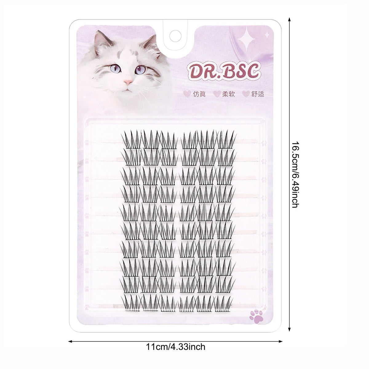 Korean Idol Manga Cluster Lashes | Wispy 3D Lash Extensions