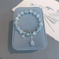 Red Beaded Butterfly Bracelet for Women | Natural Stone Beads